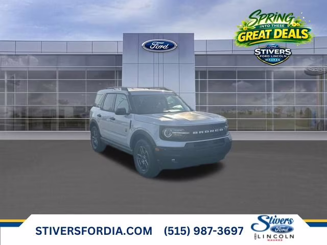 2026 Space White Metallic Ford Bronco Sport Big Bend 4X4 SUV