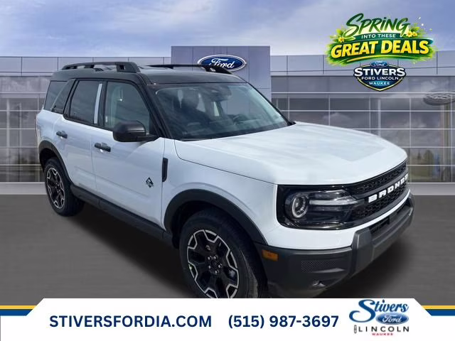 2026 Oxford White Ford Bronco Sport Outer Banks 4X4 SUV