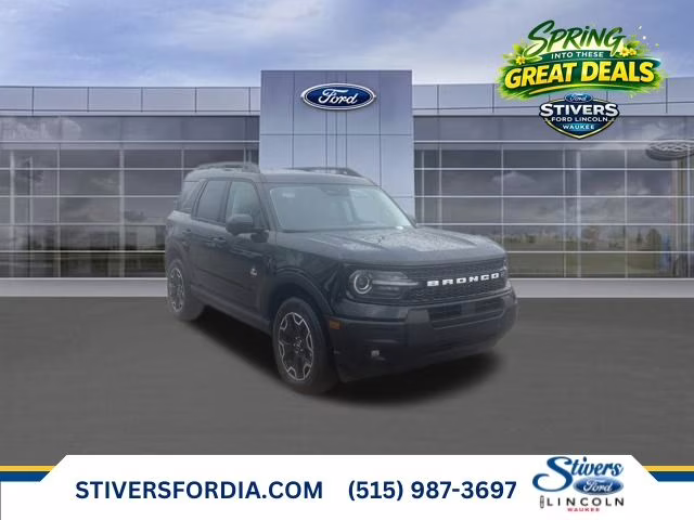 2026 Shadow Black Ford Bronco Sport Outer Banks 4X4 SUV