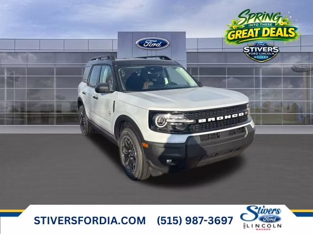 2026 Space White Metallic Ford Bronco Sport Outer Banks 4X4 SUV