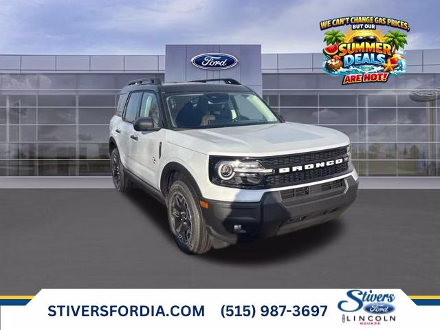 2026 Space White Metallic Ford Bronco Sport Outer Banks 4X4 SUV