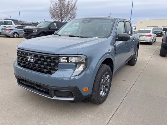 2026 Azure Gray Metallic Tri-Coat Ford Maverick XLT AWD Truck