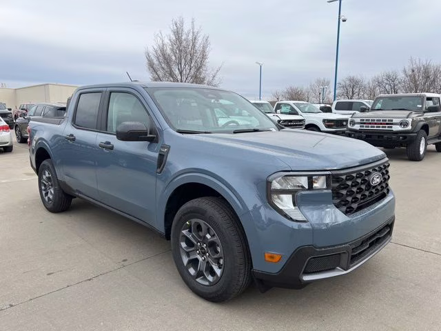 2026 Azure Gray Metallic Tri-Coat Ford Maverick XLT AWD Truck