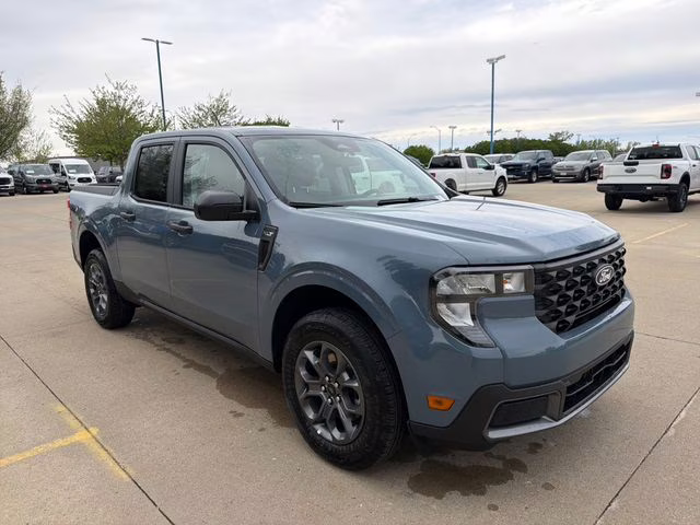 2026 Azure Gray Metallic Tri-Coat Ford Maverick XLT AWD Truck