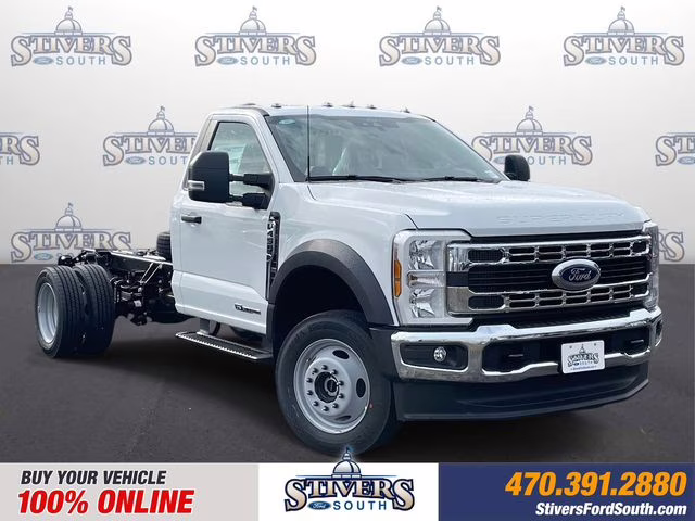 2026 Oxford White Ford Super Duty F-450 DRW XL 4X4 Chassis