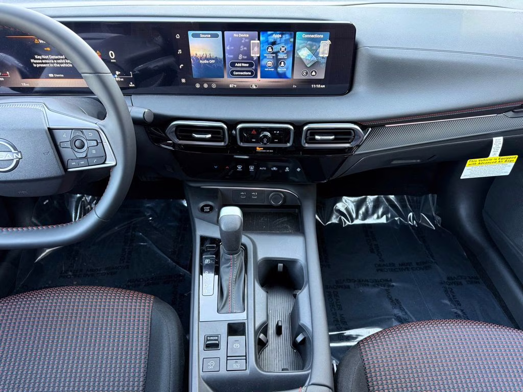 2026 Atlantic Gray/Super Black Nissan Sentra SR FWD Sedan