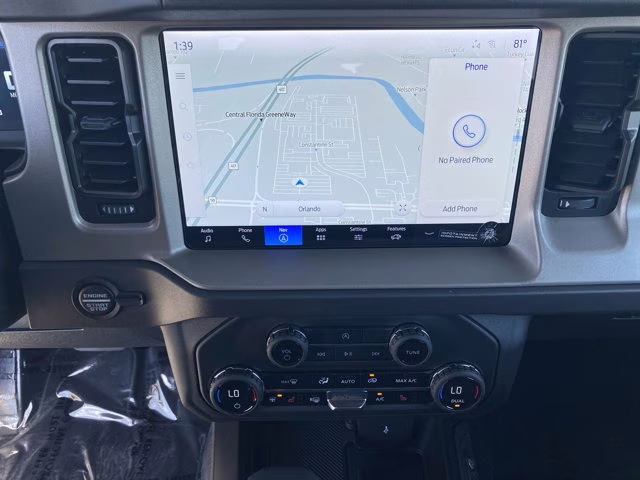 2025 Shadow Black Ford Bronco Outer Banks 4X4 Convertible