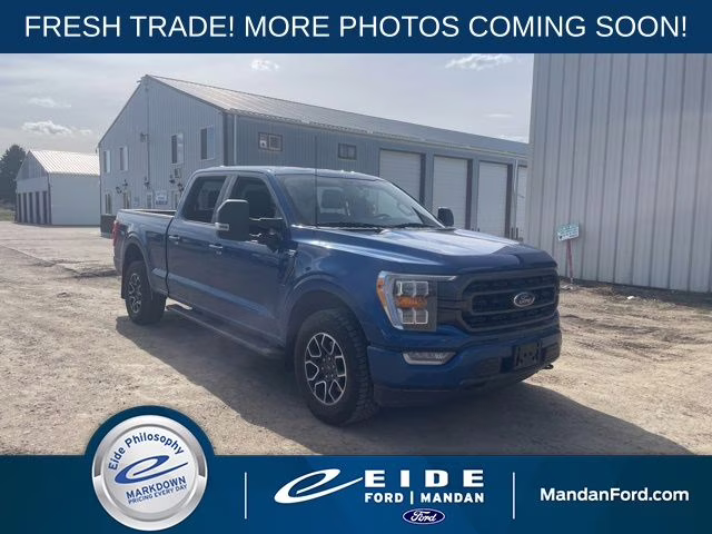 2022 Atlas Blue Metallic Ford F-150 XLT 4X4 Truck