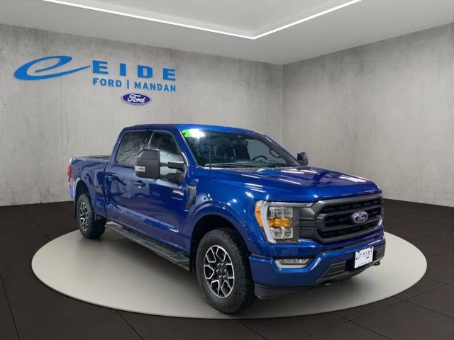 2022 Atlas Blue Metallic Ford F-150 XLT 4X4 Truck