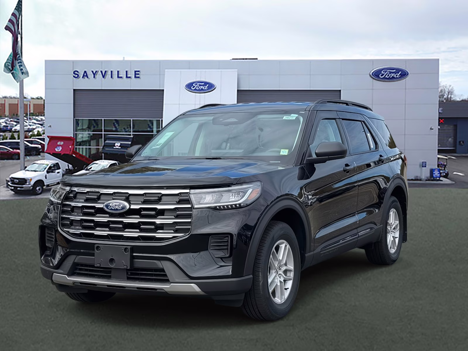 2026 Agate Black Metallic Ford Explorer Active w/100A Pkg 4WD 4X4 SUV