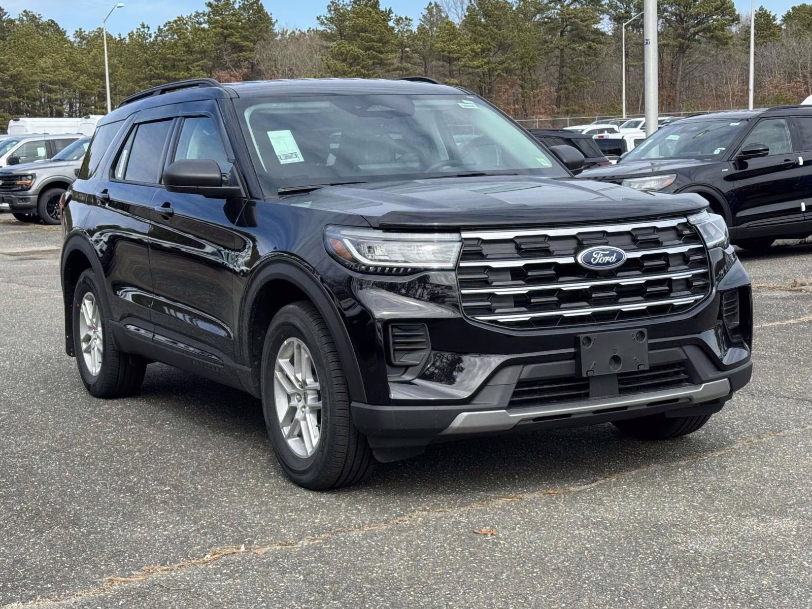 2026 Agate Black Metallic Ford Explorer Active w/100A Pkg 4WD 4X4 SUV