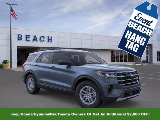 2026 Vapor Blue Ford Explorer Active RWD SUV