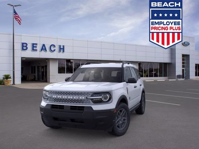 2026 White Metallic Ford Bronco Sport Big Bend 4X4 SUV