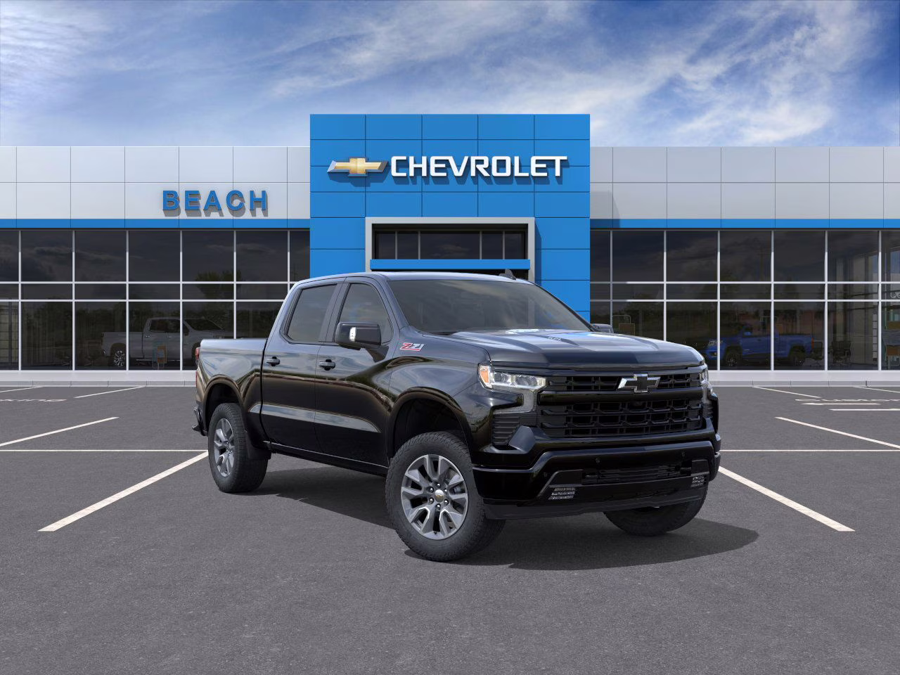 2026 Black Chevrolet Silverado 1500 RST 4X4 Truck