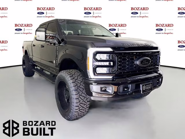 2026 Agate Black Metallic Ford Super Duty F-250 SRW Lariat Bozard Built 4X4 Truck