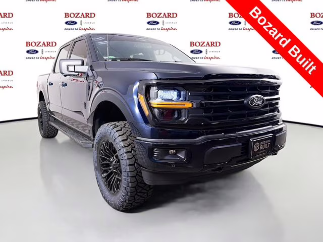 2026 Antimatter Blue Metallic Ford F-150 XLT Bozard Built 4X4 Truck