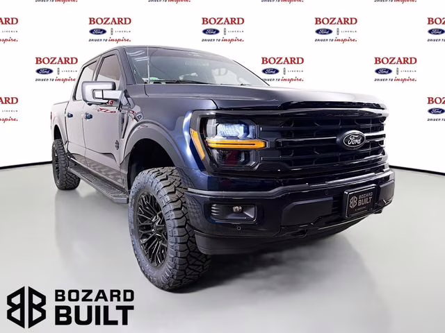 2026 Antimatter Blue Metallic Ford F-150 XLT Bozard Built 4X4 Truck