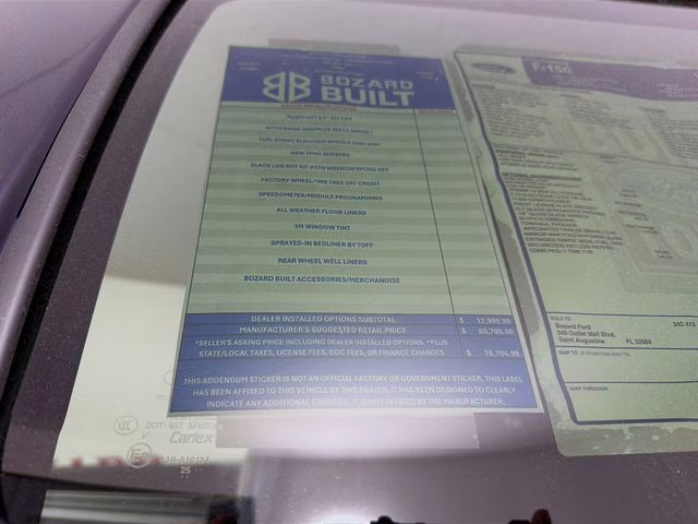 2026 Antimatter Blue Metallic Ford F-150 XLT Bozard Built 4X4 Truck