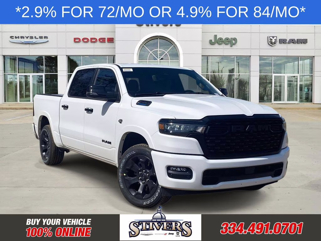 2026 Bright White Clearcoat Ram 1500 Big Horn/Lone Star 4X4 Truck