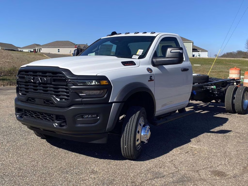 2026 Bright White Clearcoat Ram 5500HD Tradesman RWD Truck