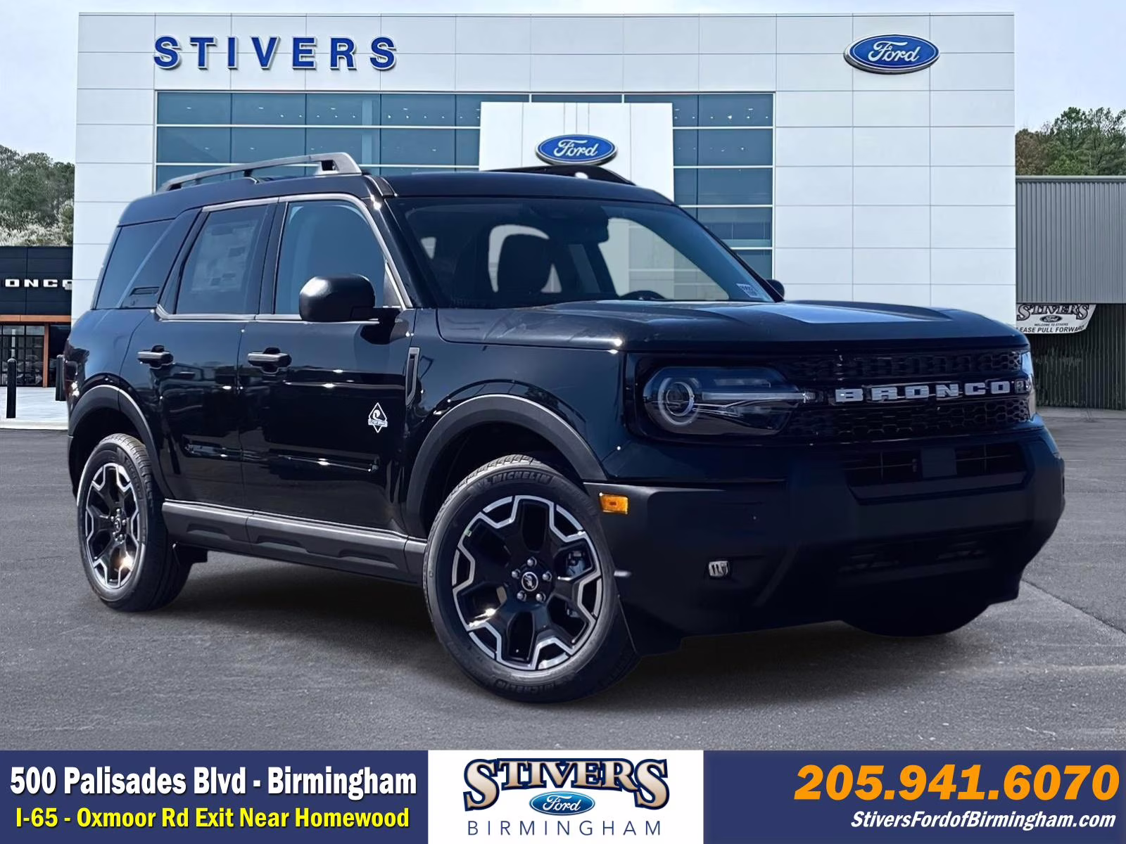 2026 Shadow Black Ford Bronco Sport Outer Banks 4X4 SUV