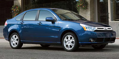 2009 RED Ford Focus Sedan SE FWD Sedan