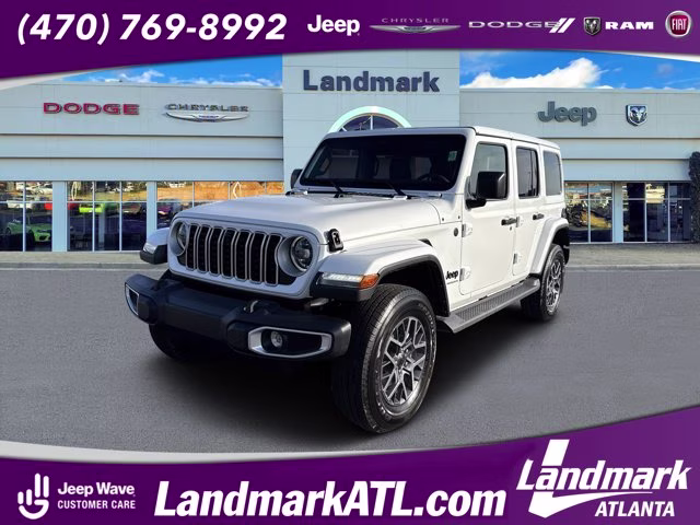 2026 Bright White Clearcoat Jeep Wrangler Sahara 4X4 Convertible