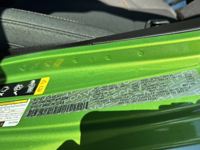 2026 Mojito Clearcoat Jeep Wrangler Willys 4X4 Convertible