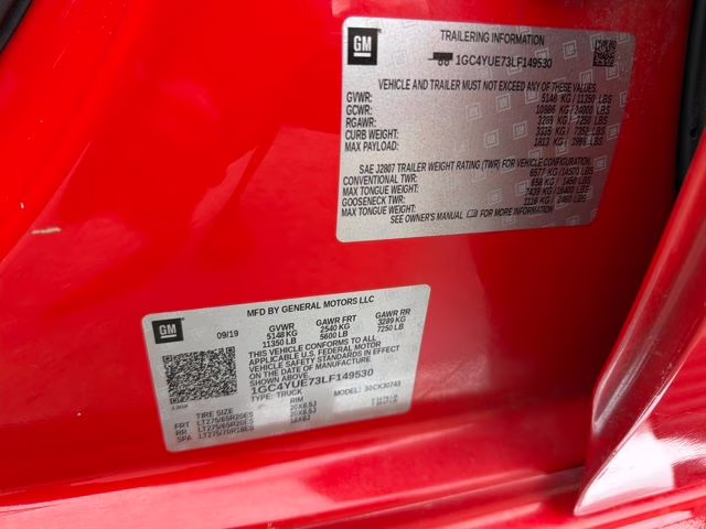 2020 Red Hot Chevrolet Silverado 3500HD LTZ 4X4 Truck