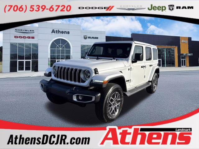 2026 Bright White Clearcoat Jeep Wrangler Sahara 4X4 Convertible
