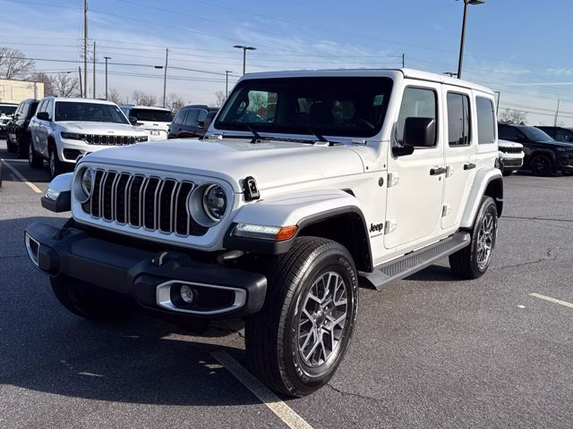 2026 Bright White Clearcoat Jeep Wrangler Sahara 4X4 Convertible