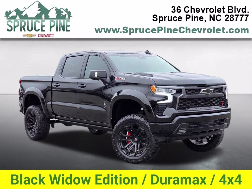 2026 Black Chevrolet Silverado 1500 RST 4X4 Truck