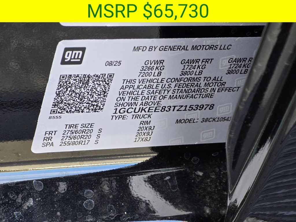 2026 Black Chevrolet Silverado 1500 RST 4X4 Truck