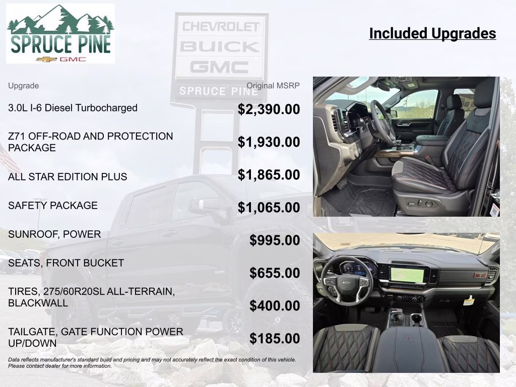 2026 Black Chevrolet Silverado 1500 RST 4X4 Truck