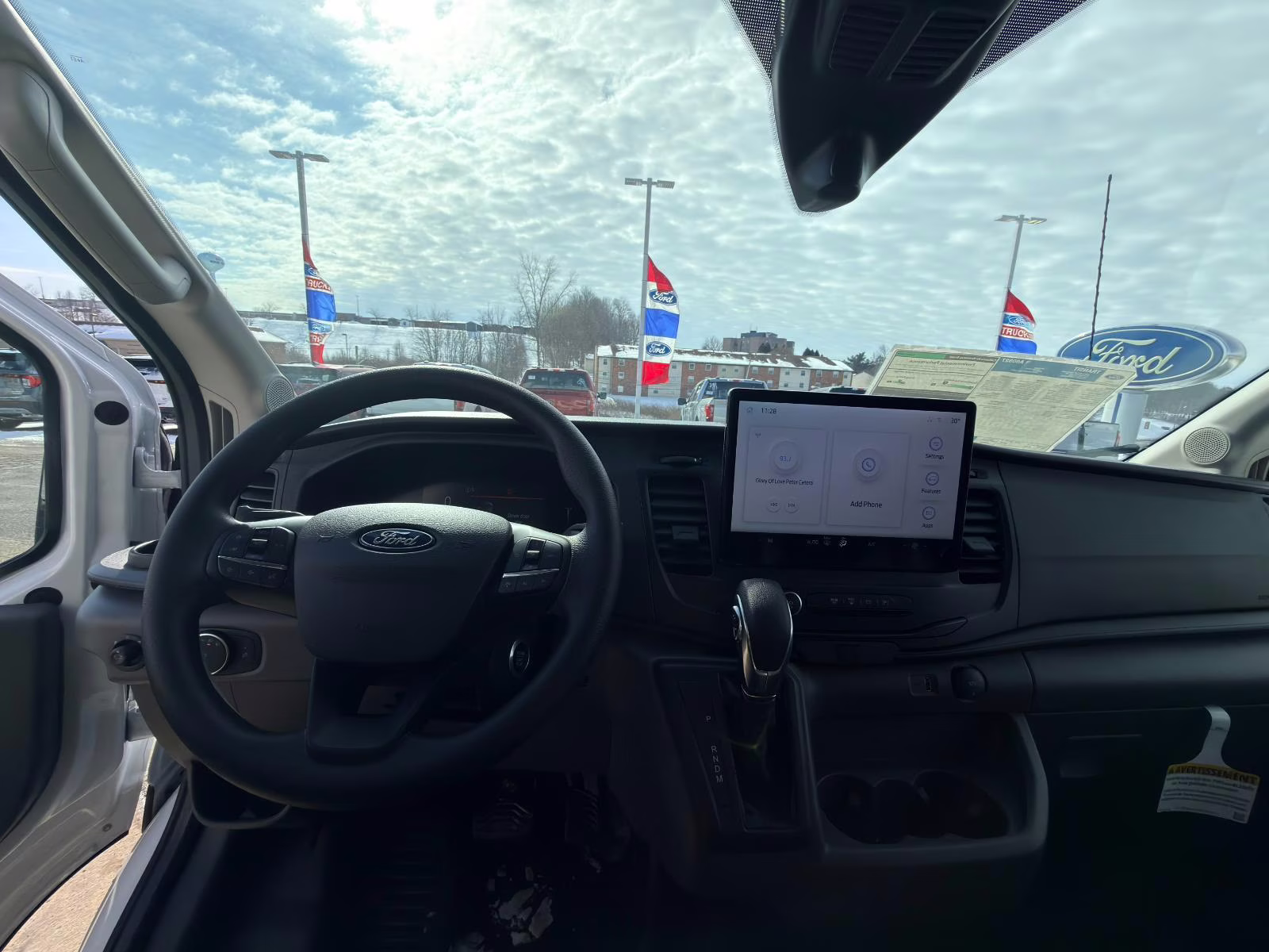 2026 Oxford White Ford Transit CARGO VAN RWD Van