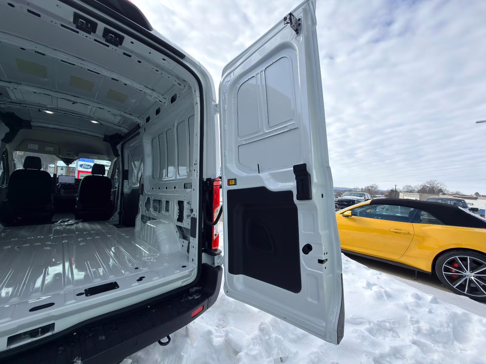 2026 Oxford White Ford Transit CARGO VAN RWD Van