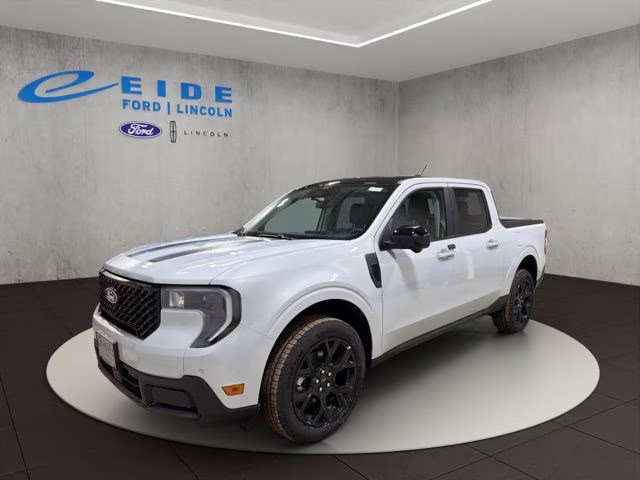 2026 Space White Metallic Ford Maverick Lariat AWD Truck