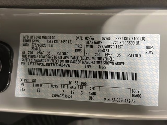 2026 Avalanche Ford F-150 XLT Black Appearance Plus 4X4 Truck