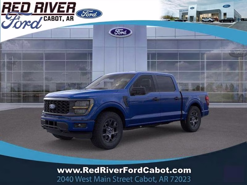 2026 Argon Blue Metallic Ford F-150 STX 4X4 Truck