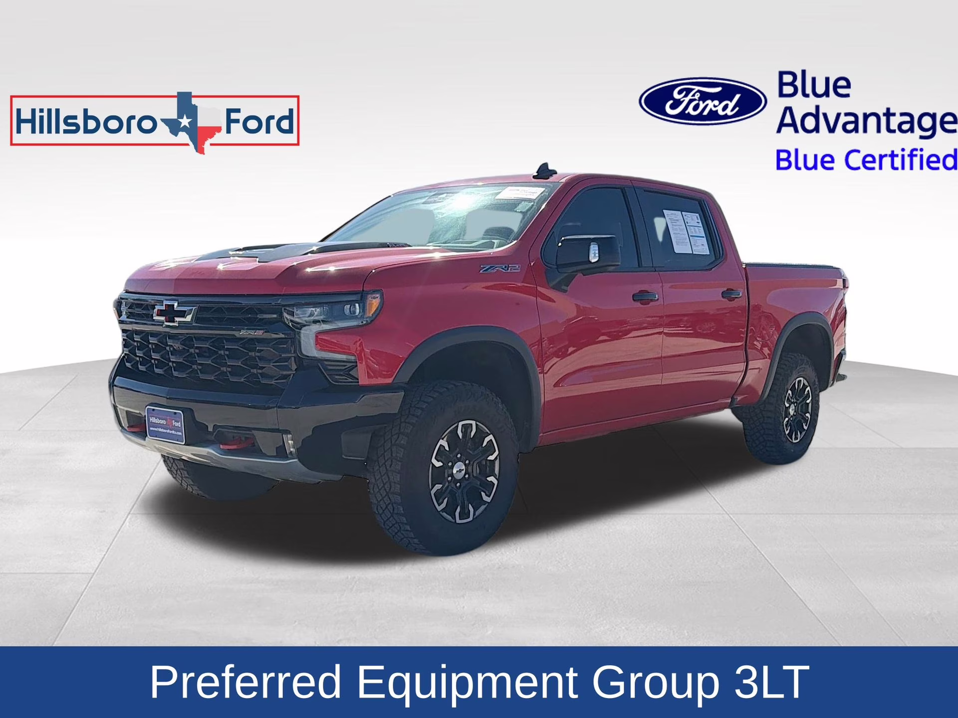 2023 Red Hot Chevrolet Silverado 1500 ZR2 4X4 Truck