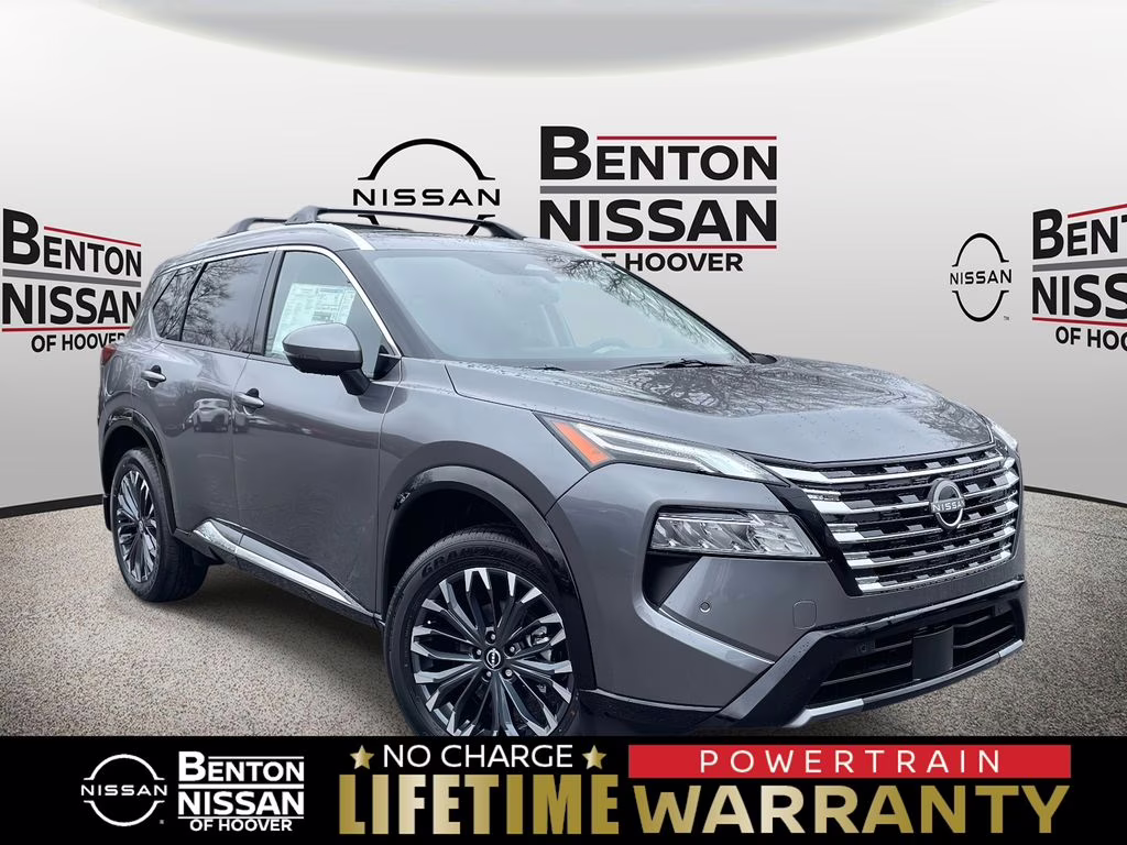 2026 Gun Metallic Nissan Rogue Platinum AWD SUV