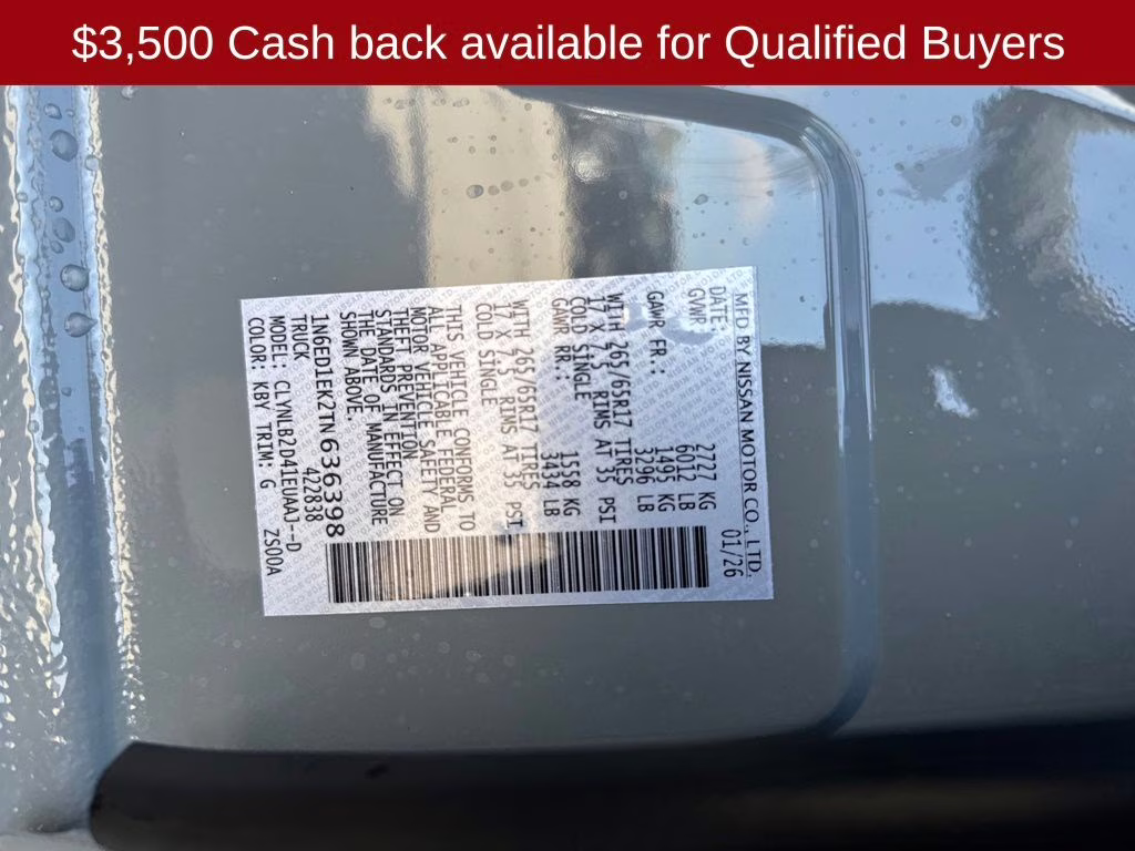 2026 Boulder Gray Pearl Nissan Frontier SV 4X4 Truck