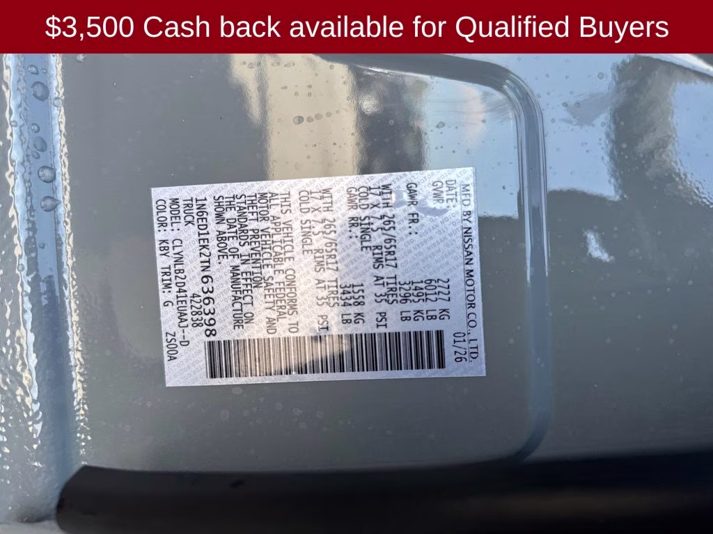 2026 Boulder Gray Pearl Nissan Frontier SV 4X4 Truck