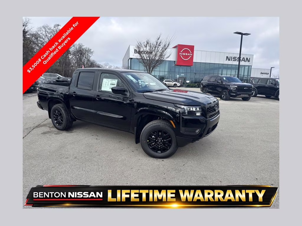 2026 Super Black Nissan Frontier SV 4X4 Truck