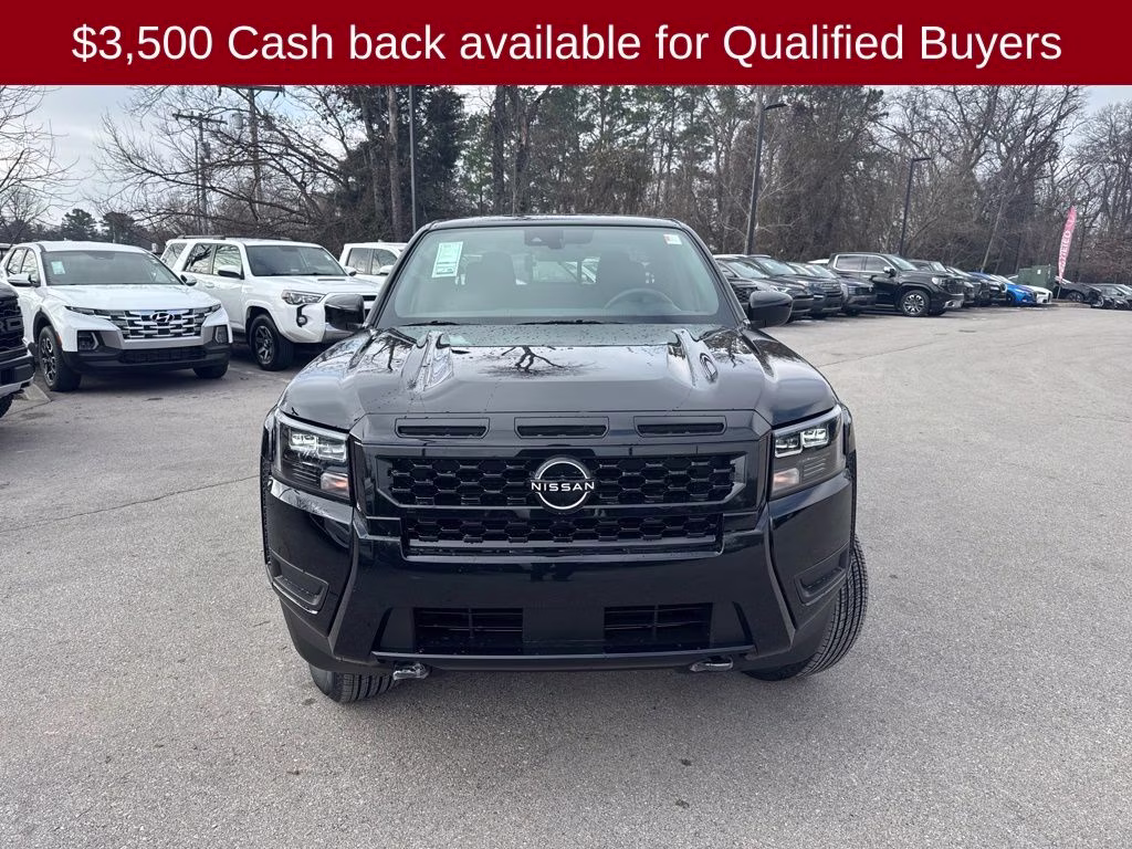 2026 Super Black Nissan Frontier SV 4X4 Truck