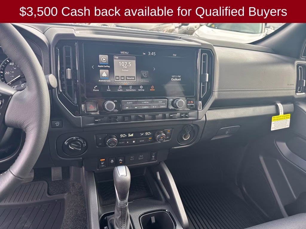 2026 Super Black Nissan Frontier SV 4X4 Truck