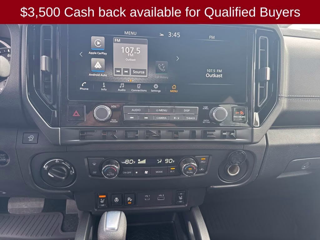 2026 Super Black Nissan Frontier SV 4X4 Truck