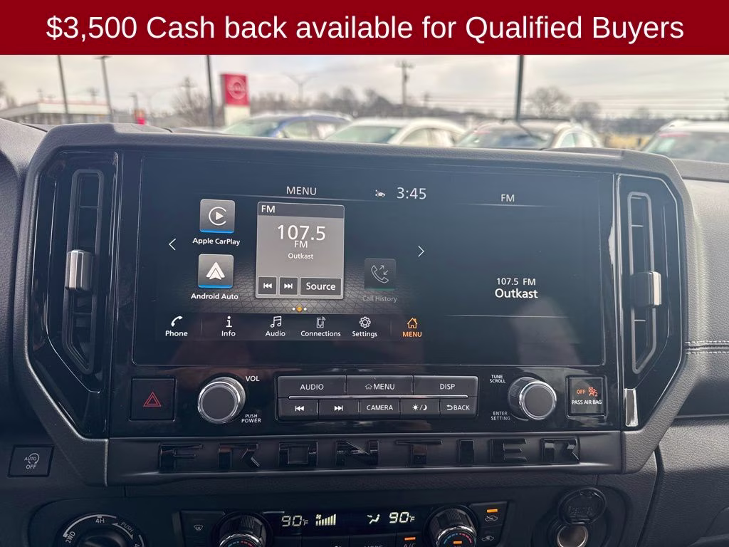 2026 Super Black Nissan Frontier SV 4X4 Truck