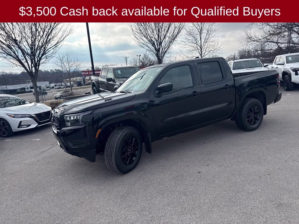 2026 Super Black Nissan Frontier SV 4X4 Truck