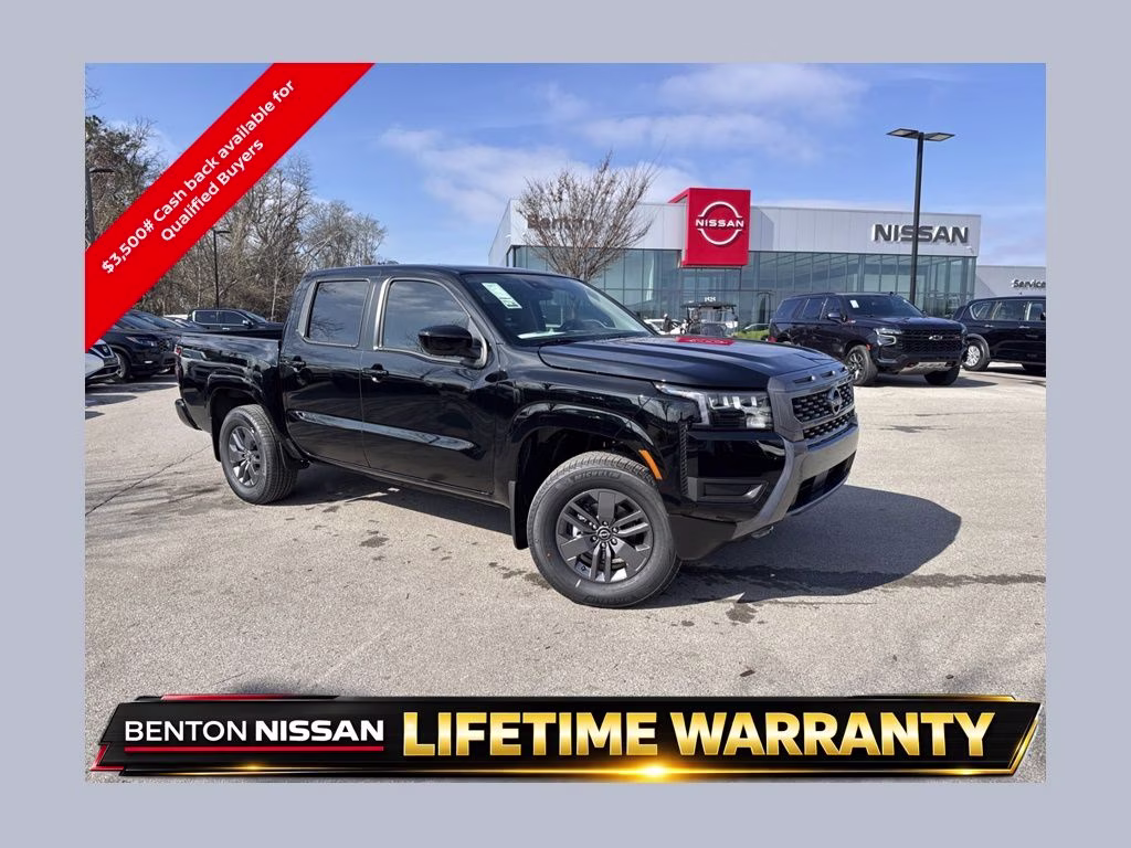 2026 Super Black Nissan Frontier SV 4X4 Truck